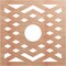 Ekena Millwork Chevron Wood Fretwork Pierced Ceiling Medallion, Cherry, 28"OD x 7 1/4"ID x 3/8"T CMWP28X28X0375CHCH - alternate 1